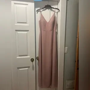 apricot colored bridesmaid dresses Sheath/Column Elegant 2 Pieces Sleeves Solid Color Apricot Wedding Guest Dress Suits, Apricot / XL